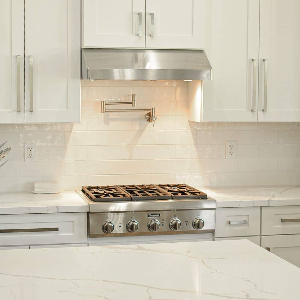 Stovetop, hood, and other high-quality materials for kitchen remodels in Phoenix