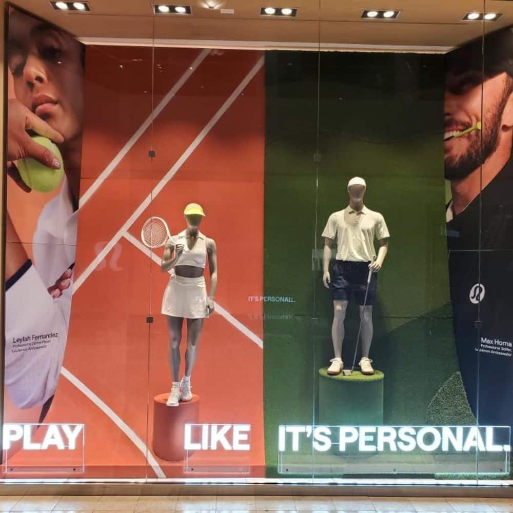 Lululemon Spring Display Design